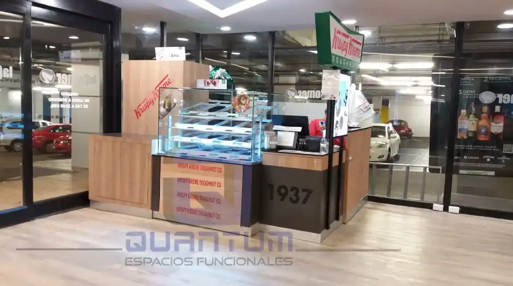 Imagen de un Kiosco terminado y ya en servicio en CDMX                                      