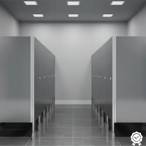 Mamparas de aluminio modernas para oficinas en Pachuca.